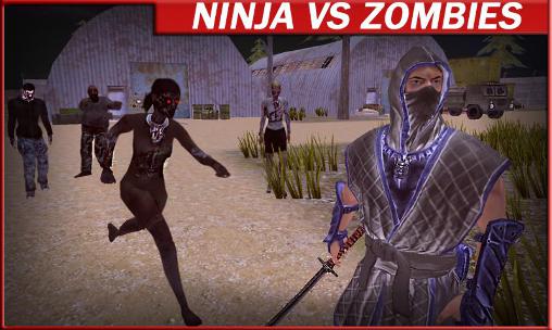 Ninja vs zombies poster