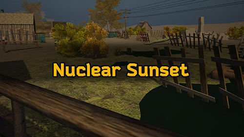 Nuclear sunset poster