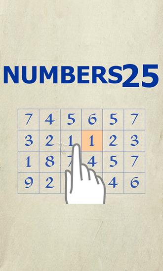 Numbers 25 poster