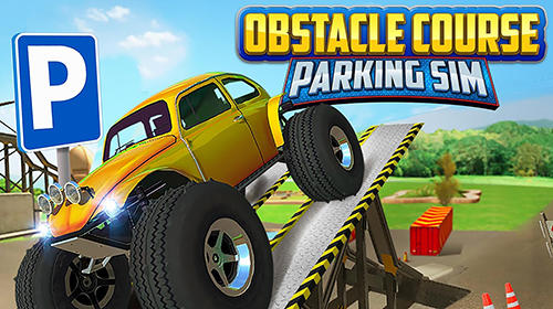 Obstacle course: Car parking sim poster