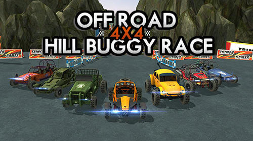 Off road 4x4 hill buggy race poster