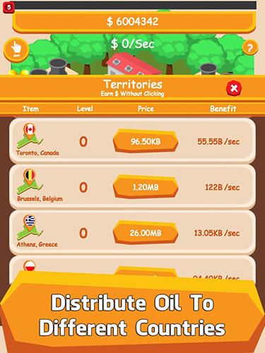 Oil tycoon: Idle clicker game screenshot 1