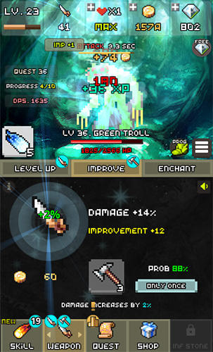 One combo sword: Grow your sword screenshot 2
