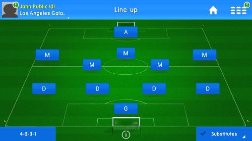 Online soccer manager screenshot 1