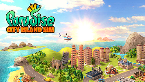 Paradise city island sim poster