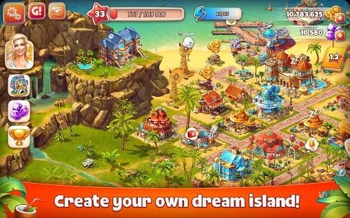 paradise island 2 sim game app trailer