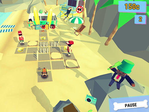 Party pugs: Beach puzzle go! screenshot 1