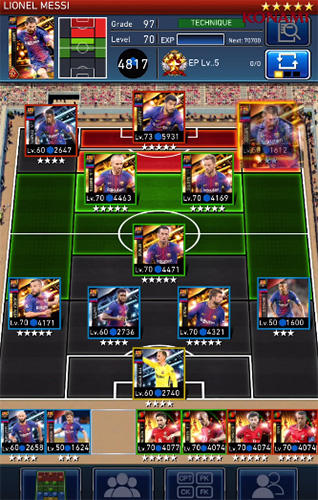 PES: Pro evolution soccer. Card collection screenshot 3