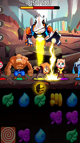 Pet superheroes adventure puzzle quest screenshot 1