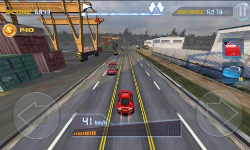 Phone racing 3D. Car rivals: Real racing screenshot 4