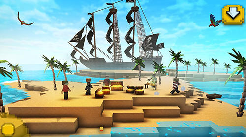 Pirate ship craft: Exploration and sea battles screenshot 2