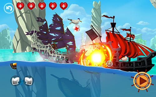 Pirate ship shooting race screenshot 1