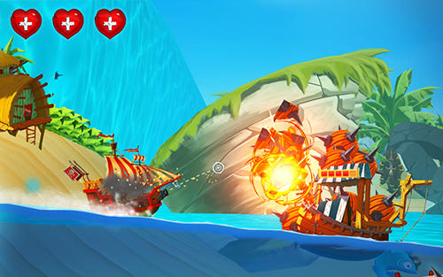 Pirate ship shooting race screenshot 2