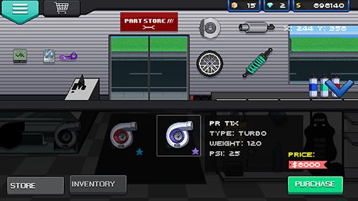 Pixel car racer screenshot 3