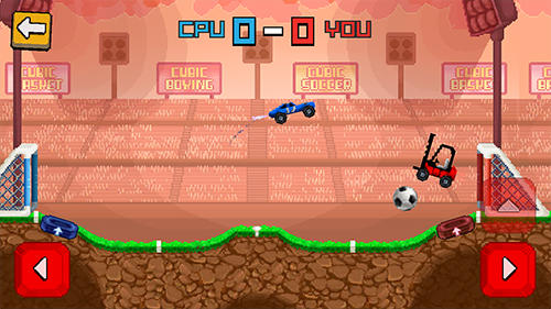 Pixel cars: Soccer screenshot 3
