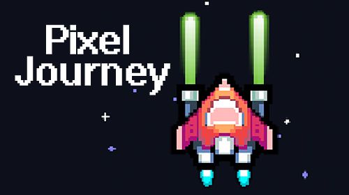 Pixel journey: 2D space shooter poster
