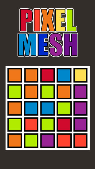 Pixel mesh poster