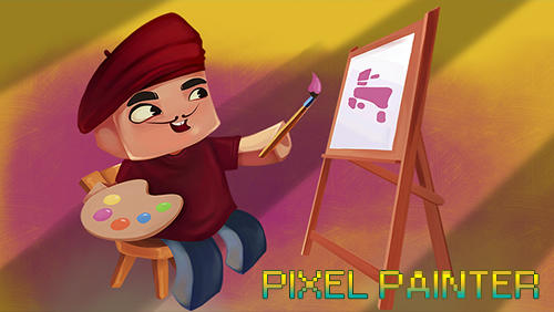 Pixel painter: Drawing online poster