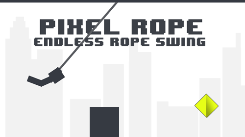 Pixel rope: Endless rope swing poster