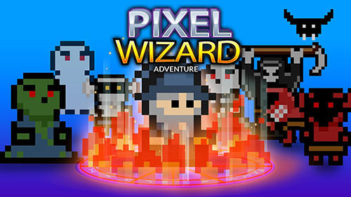 Pixel wizard: 2D platform RPG poster