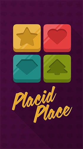 Placid place: Color tiles poster