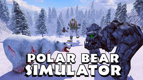 Polar bear simulator poster