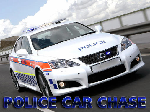 Police car chase poster