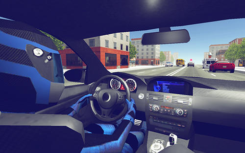 Police car racer 3D screenshot 1