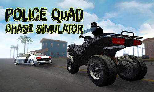 Police quad chase simulator 3D poster