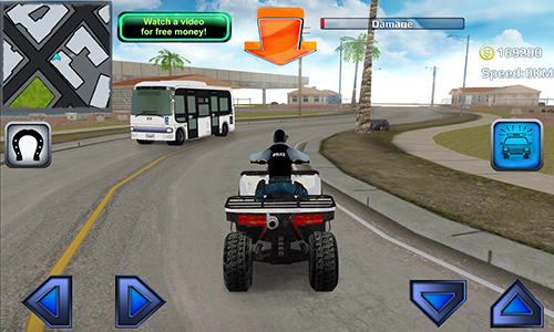 Police quad chase simulator 3D screenshot 1