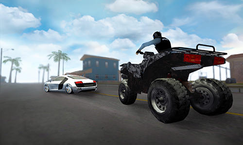 Police quad chase simulator 3D screenshot 2
