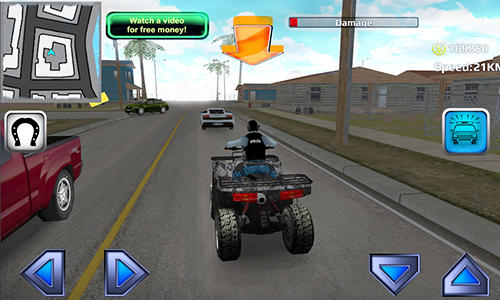 Police quad chase simulator 3D screenshot 3