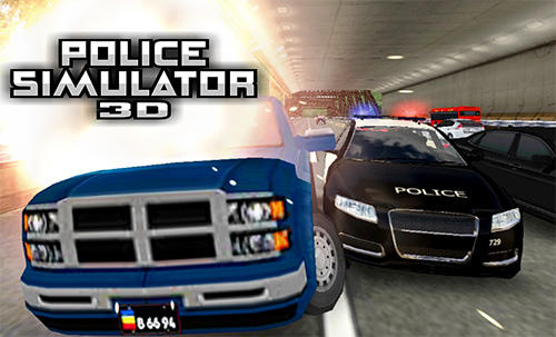 Police simulator 3D poster