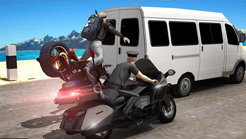 Police vs thief: Moto attack screenshot 2