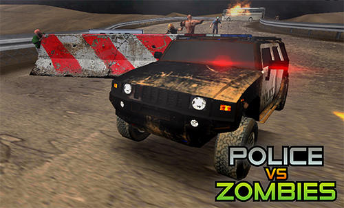 Police vs zombies 3D poster
