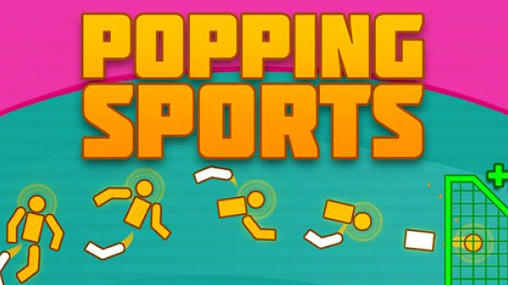 Popping sports poster