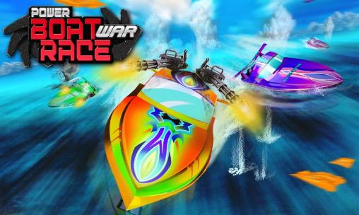 Power boat: War race 3D poster