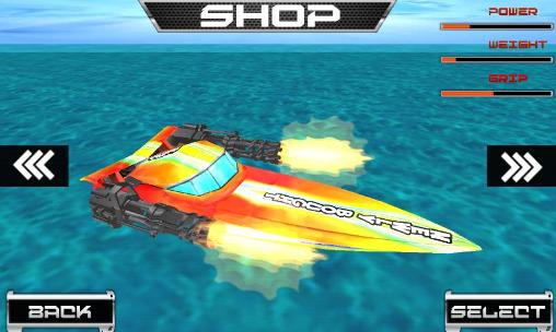 Power boat: War race 3D screenshot 1