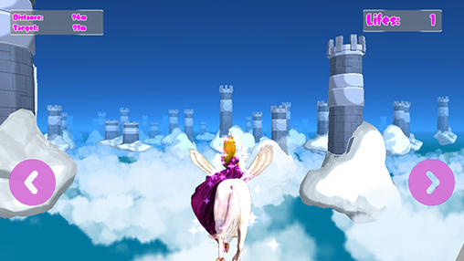 Princess unicorn: Sky world run screenshot 1