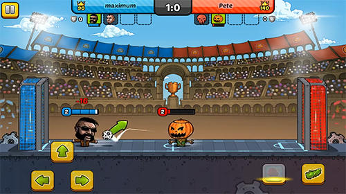 Puppet football fighters: Steampunk soccer screenshot 1