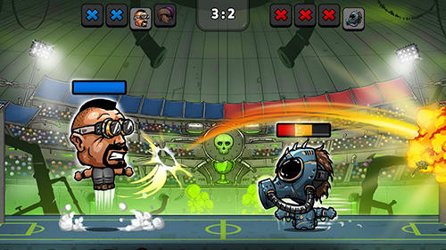 Puppet football fighters: Steampunk soccer screenshot 3
