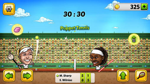 Puppet tennis: Forehand topspin screenshot 2