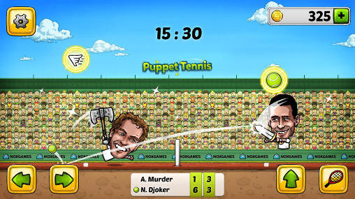 Puppet tennis: Forehand topspin screenshot 3