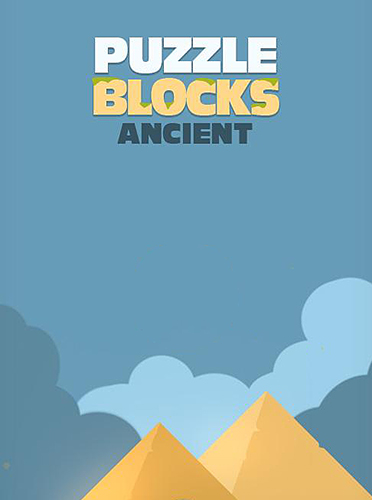 Puzzle blocks ancient poster