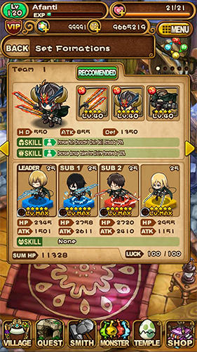 Puzzle monster quest: Attack on titan screenshot 3