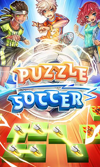 Puzzle soccer poster