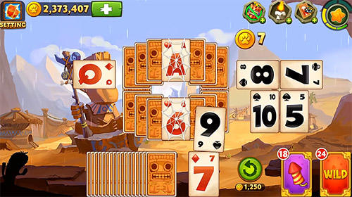 Pyramid solitaire: Adventure. Card games screenshot 1