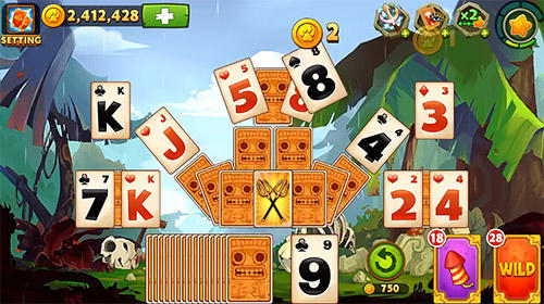 Pyramid solitaire: Adventure. Card games screenshot 2