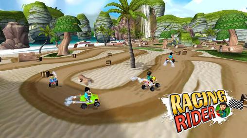 Racing rider screenshot 1