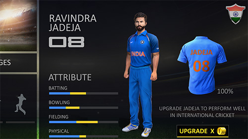 Ravindra Jadeja: Official cricket game screenshot 1